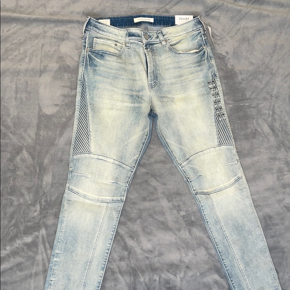 PacSun stacked skinny active stretch jeans